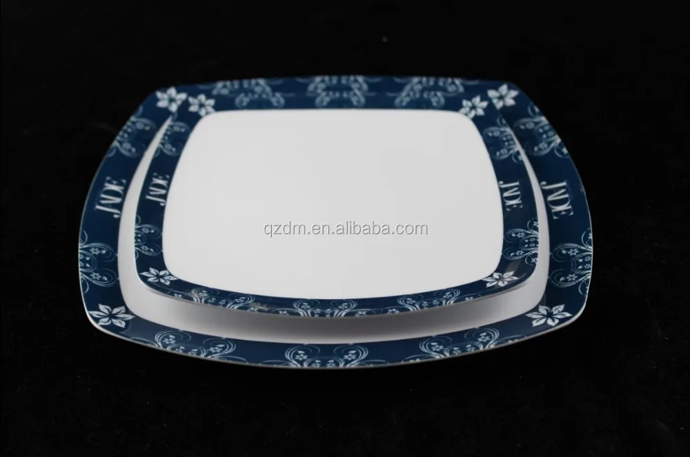 Plastic Cake dishes Melamine Dinner plate for Picnic
