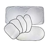 Silver car windshield sun shade visor car side window sunshade covers Six-piece set