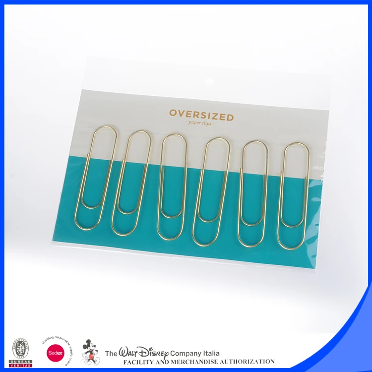 Paper Clip 90mm X2.0mm Wire Diameter Gold Color Finished Paper Clip Buy Paper Clip 90mm,Gold
