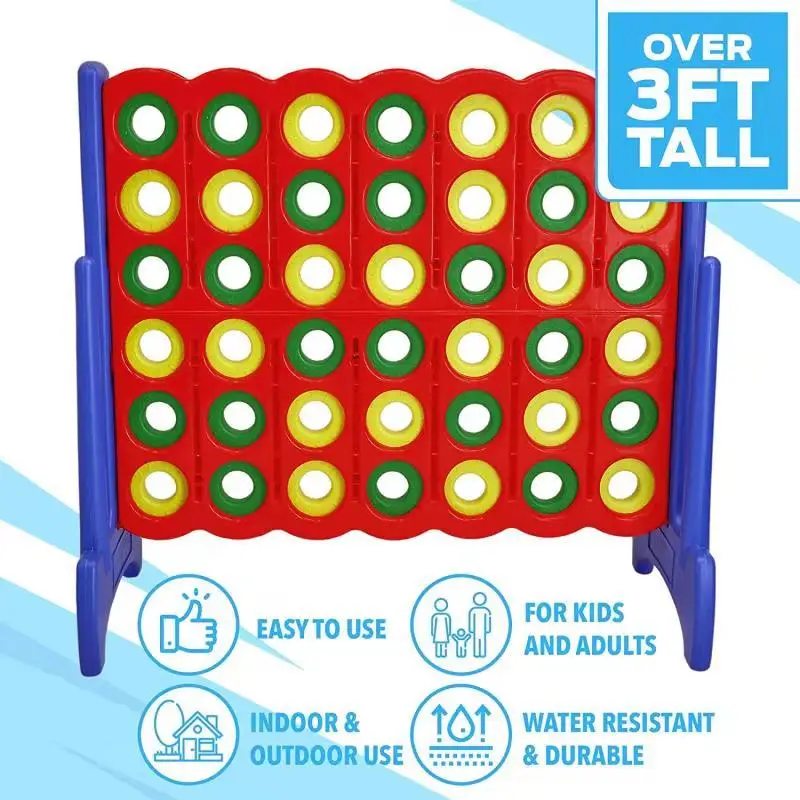 Diy Education Toys Life-size Giant Connect Four Connect 4 In A Row ...