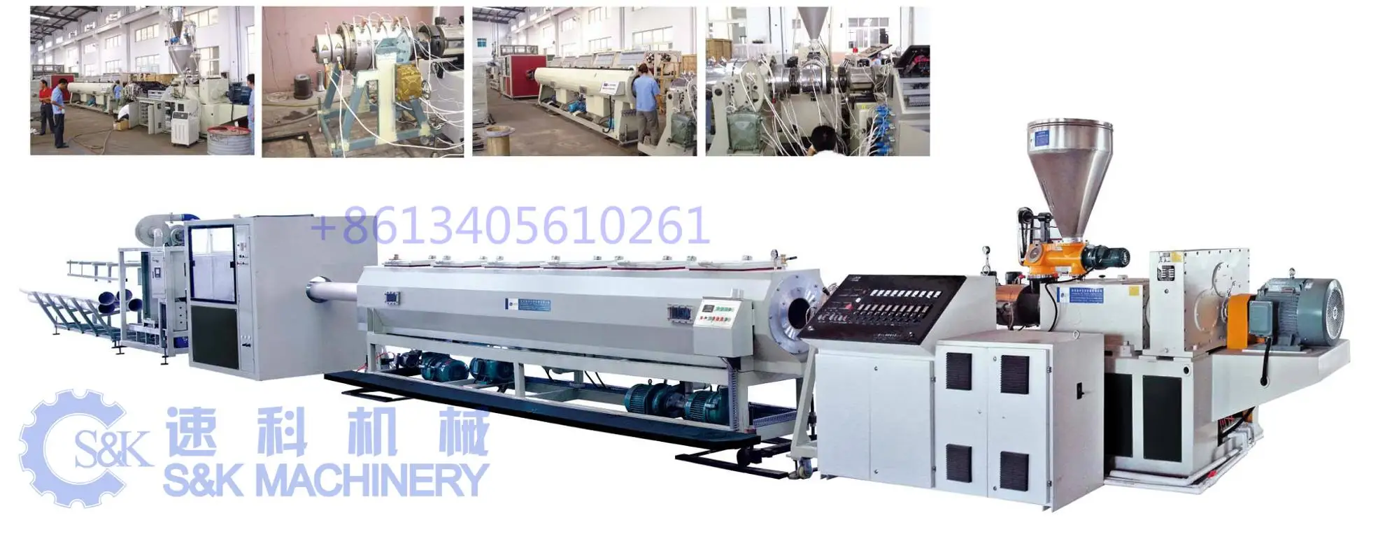 6 inch pvc pipe pp multifilament fdy fiber making spinning machine  drawing extruder ppr pipe making machine