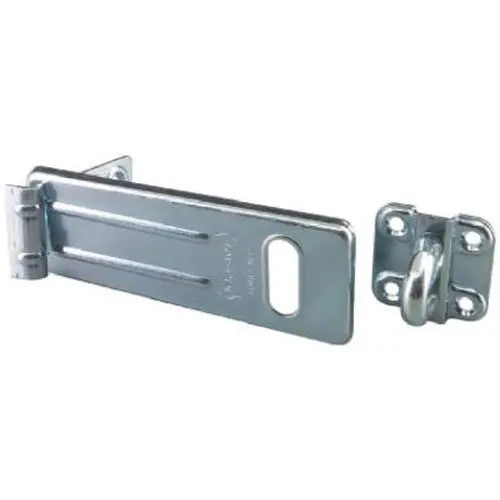 MasterLock Wrought Steel Hasp 115mm Hardened Padlock Eye 704D
