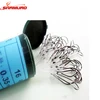 50 Pcs 8-30# Sea Fishing Hooks With Barb Wire Jig Head Spinner For Ocean Boat Pesca Vissen Drop Carp Fish Accessories