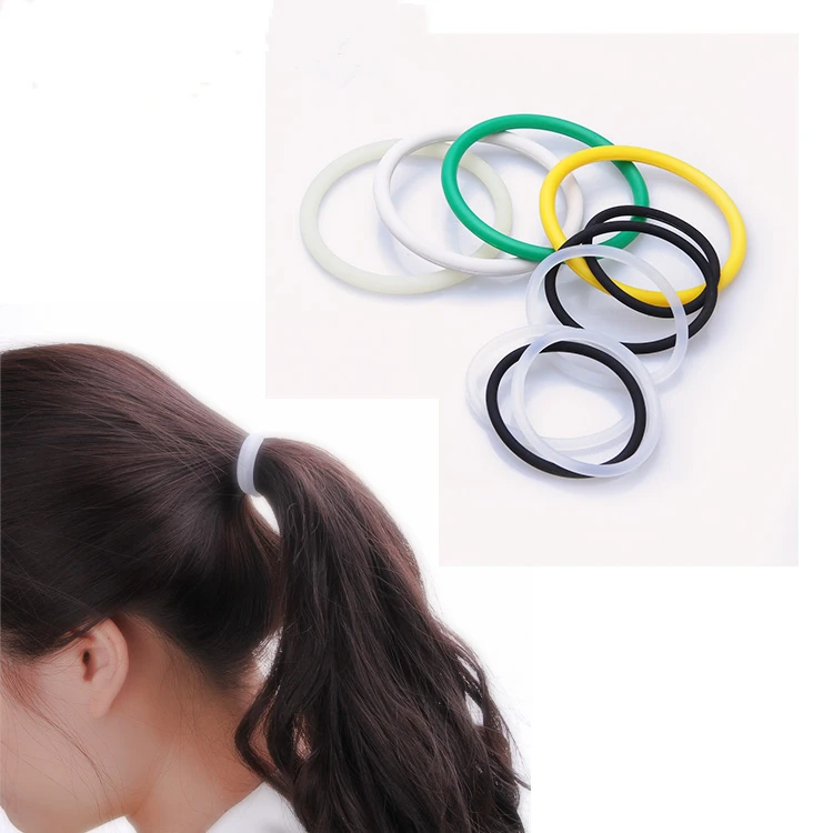 Small Silicone Hair Band Silicone Small Colored Silicone Rubber Band