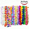 36 Pack and 50 pack lei party favors tropical hawaiian luau Flower Lei