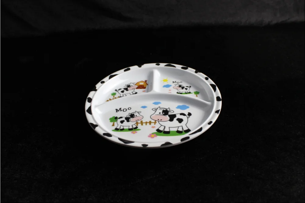 kid's 100%melamine meal plate