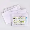 Transparent A4 Paper Size PP Water Resistant File Holder Clear Filing Envelope with Snap Button for School,Home,Work and Office
