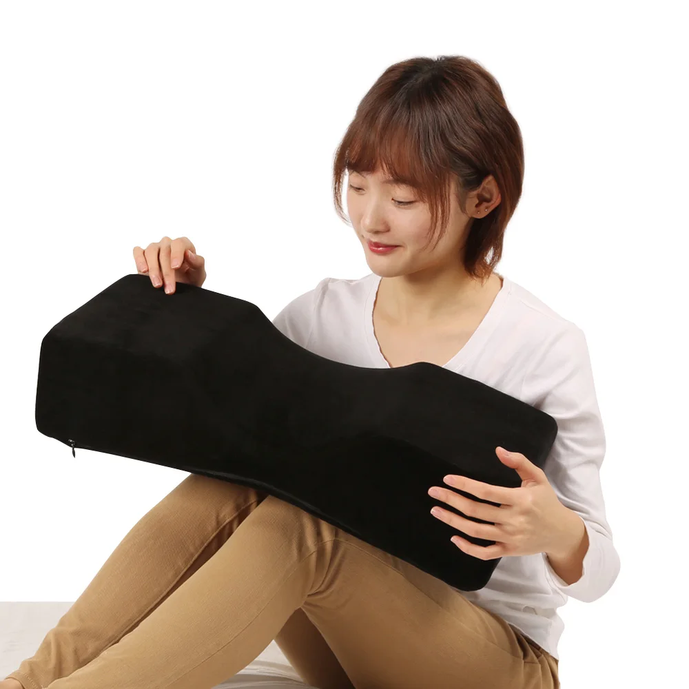 Acrylic Board Eye Lash Memory Foam Anti Skid Eyelash Extension Pillow Beauty Pillow For Bed