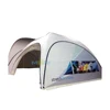 High quality customized printed event inflatable dome spider tent with awning banners connectors/walls for exhibit&display