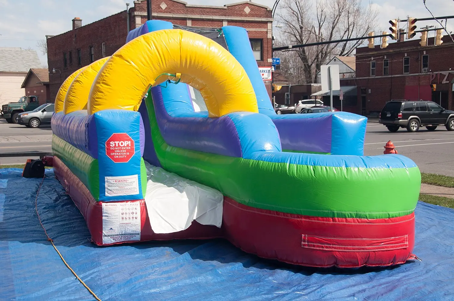 inflatable slip and slides