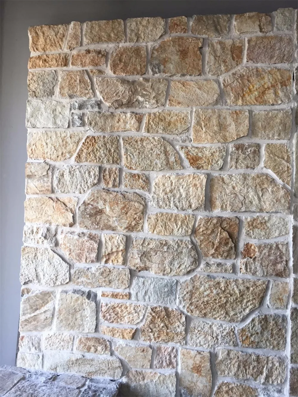 Cloudy Grey Quartzite Stone Exterior Wall Cladding - Buy Stone Exterior 