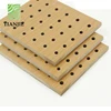 Meeting room auditorium fireproof eco friendly wooden mdf acoustic ceiling board