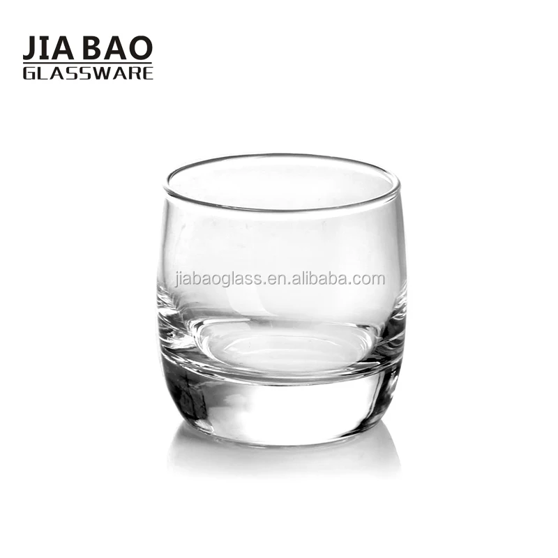 180ml Heavy Bottom Glass,Round Whiskey Glass,Thick Bottom Drinking