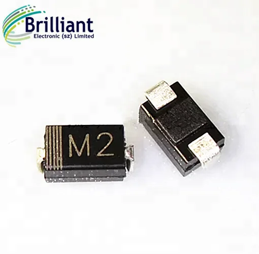 100PCS 1N4002 IN4002 M2 1A//100V SMA DO-214AC SMD Rectifier Diode