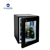 Hotel glass door automatic defrosting 40L mini bar fridge