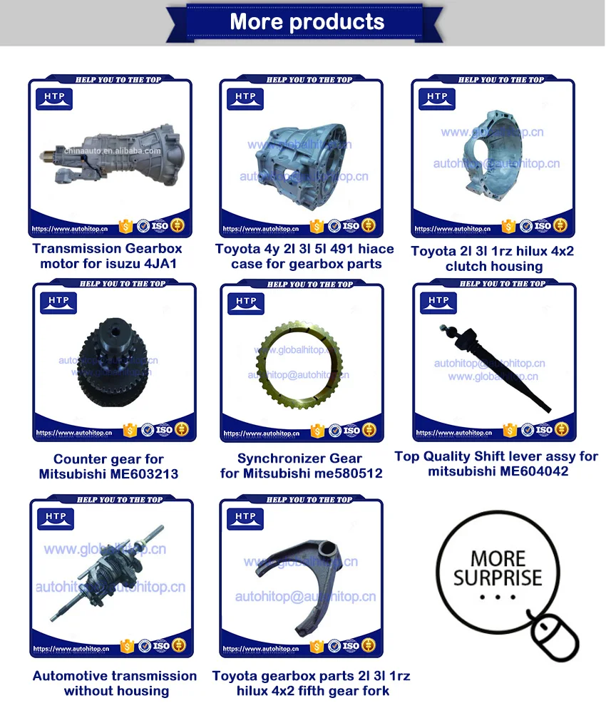 Replacement Auto Transmission Gearbox Spare Parts Main Drive Shaft Gear Set Discount For