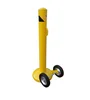 Security Traffic Post Bollard Moving Wheel Warning Barrier Model MB42-5.5