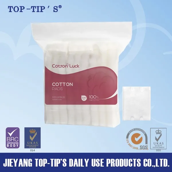 cosmetic cotton squares