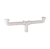 P plumbing pvc centre outlet waste for drainage p-trap with cleanout