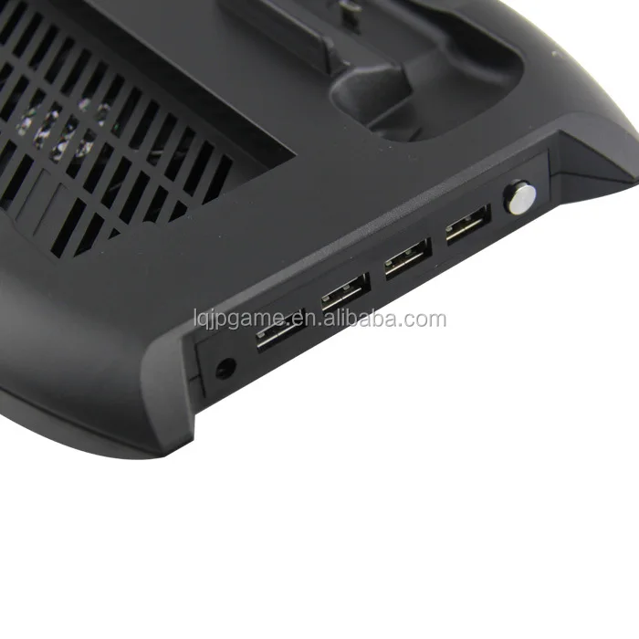 New for Xbox one X Stand Cooling Fan with Games Storage Charging Station 4 USB ports for Xbox one X