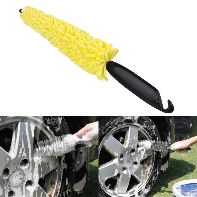 Car Washer Microfiber Cleaning Brush For Car Wheel Cleaner
