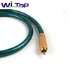 Professional DIY 24k gold plated RCA or Banana plug Audio HIFI speaker cable