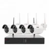 4CH Outdoor bullet IP Full HD 1080P wireless network camera wifi nvr kit with IR used in Wireless Security System