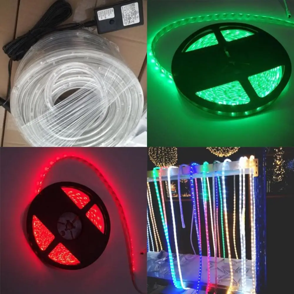 Wholesale promotion round two wire 24v tube light led rope light outdoor