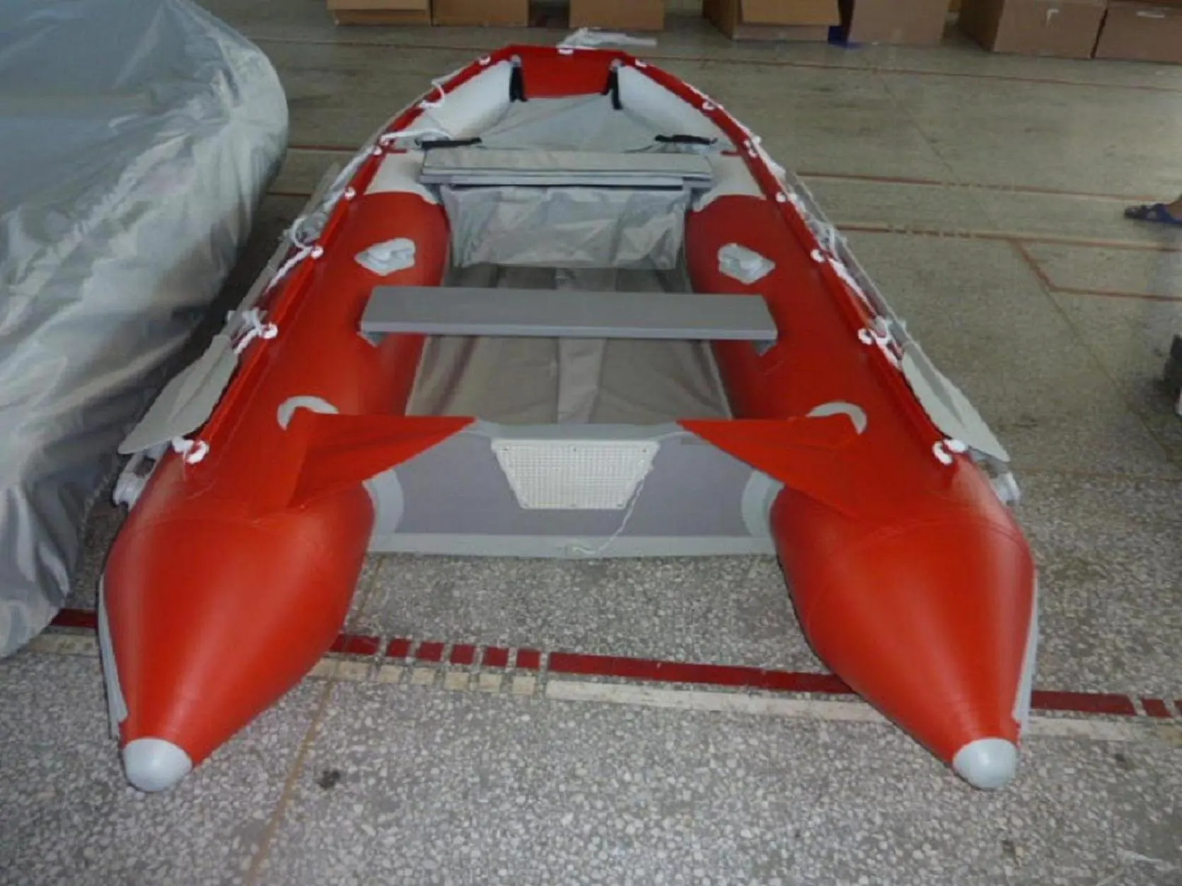 3.2m Asd 320 Orange With White 6 Persons Fishing Plastic Boat - Buy