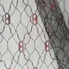 Cheap black skull designs lace fabric tulle for holiday party decorations