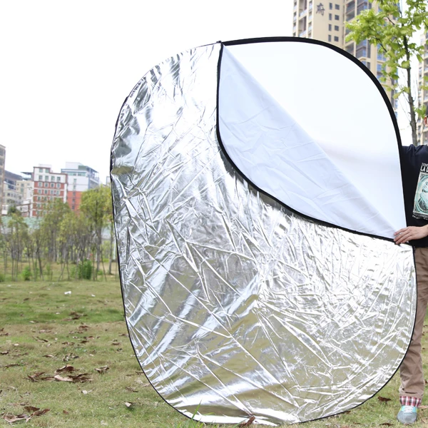 2 in 1 100 x 150cm Photography Gold Silver Light Mulit Collapsible Portable Photo Reflector for Studio Flash Lamp (25).jpg