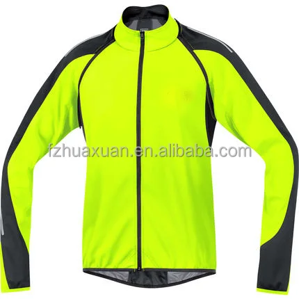 hi vis mens running jacket