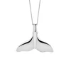 Good Luck whale tail custom silver jewellery