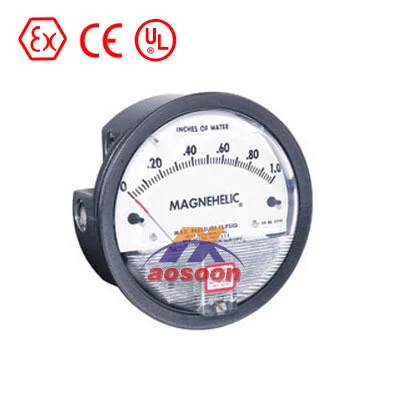 Dwyer Magnehelic differential pressure gauge 2000 series 2000-80MM MM of water