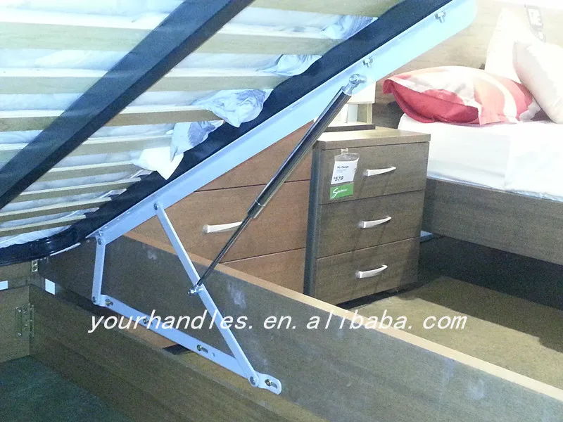 Queen size lattenbodem bed gasveer lift mechanisme, bed gasveer arm