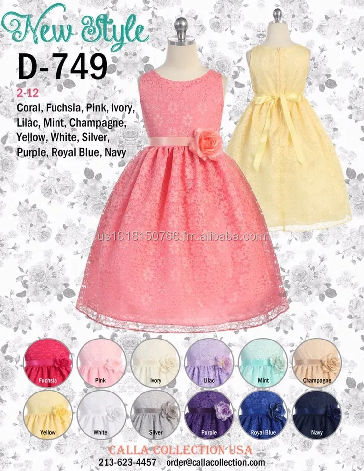 purple and silver flower girl dresses