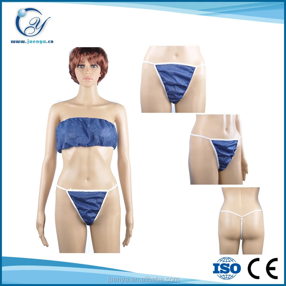 Ladies Disposable Sexy Paper Panties And Bra Set For Spray Tanning Buy Disposable Paper Panties 5702