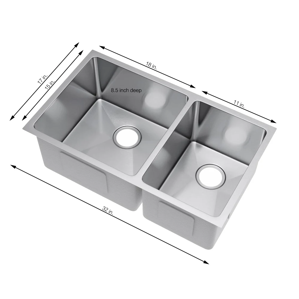 Foshan Outdoor Cheap Stainless Steel Ready Made Kitchen Sink With
