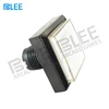 Hot Sale 51*51mm Waterproof Square Black Push Button Switch