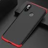 Saiboro 3 in 1 electroplate three stage phone case for Xiaomi Mi A2 Lite,hard pc full cover for Xiaomi Redmi 6 Pro case