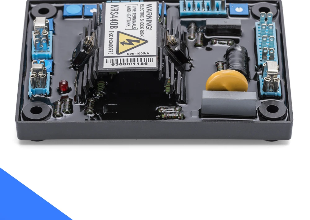 Alternador KRS440B Avr, conjunto de generador diésel trifásico, placa electrónica, diagrama de circuito estabilizador de voltaje automático