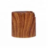 Yuyao Factory Wood Grain 24mm Plastic Smooth Press Disc Cap