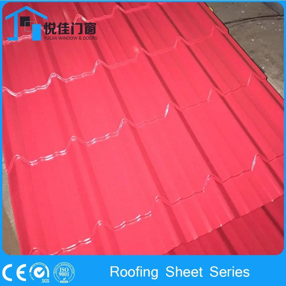 Metal slate tiles roof residential steel roofing