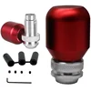 Universal shift head can extend the wave stick head aluminum alloy shift bar dazzle color burning blue