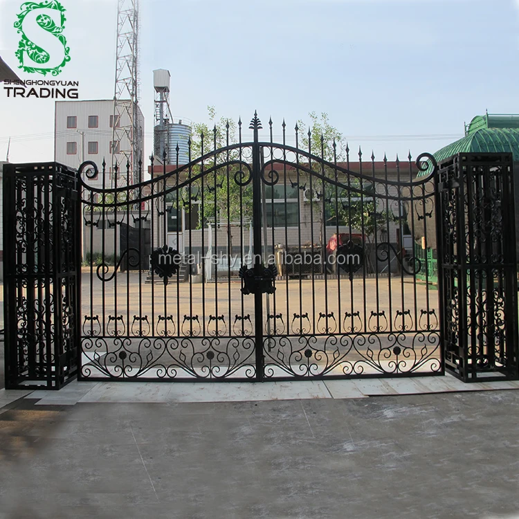 Wrought Iron Manual Sliding Gate Design - Buy Gate Design,Sliding Gate ...