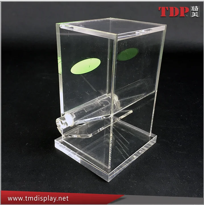 Wholesale Acrylic Automatic Plastic Toothpick Holder Clear Toothpick