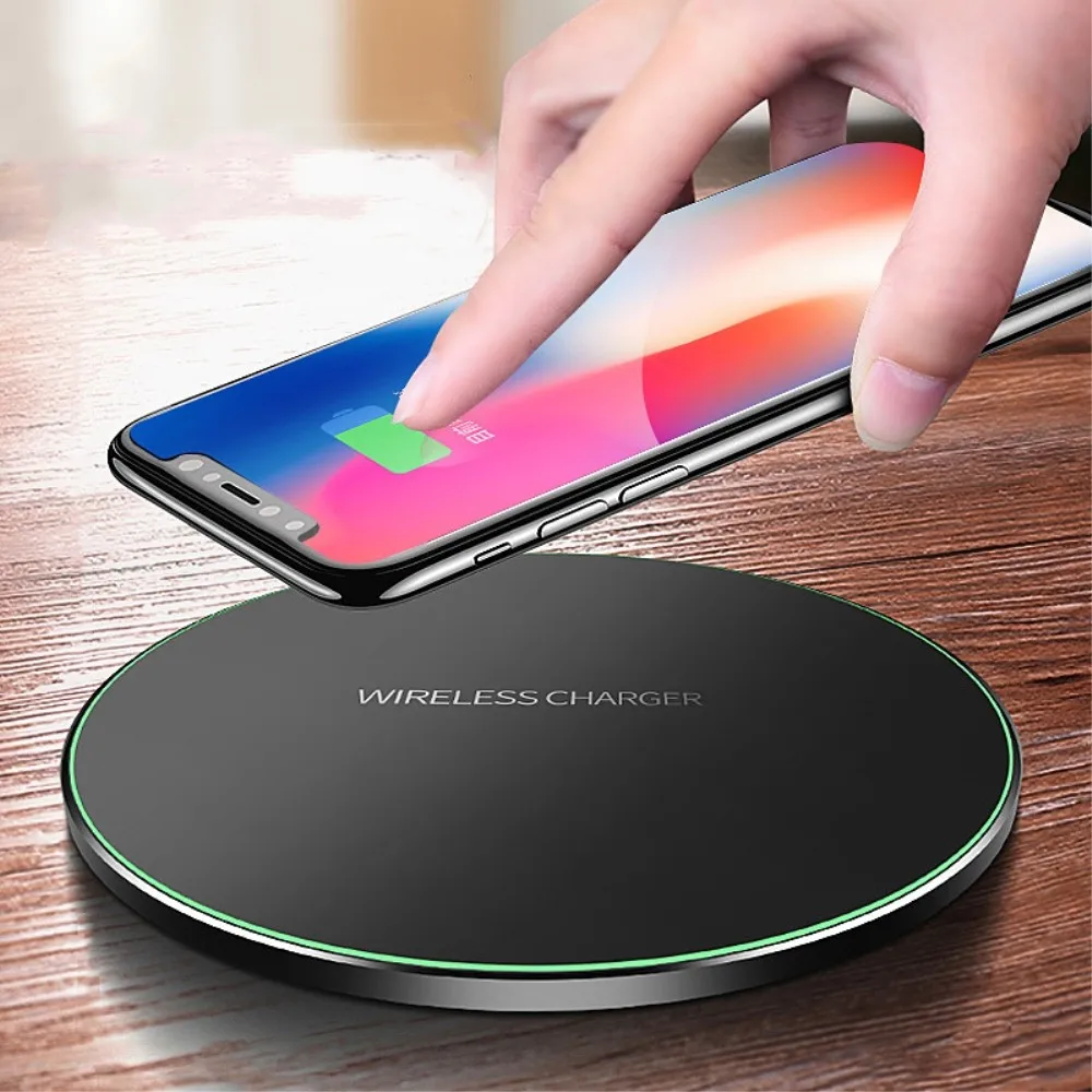 Customized Logo 10w Fast Wireless Battery Charger And Pad For Iphone 8/8p Buy Led Wireless