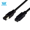 Factory Price 1394/firewire cable ,9p to 6p firewire cable