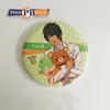 Pinsback round shape anime button pin button badge 58mm high quality metal material custom pin button badge with safety pin