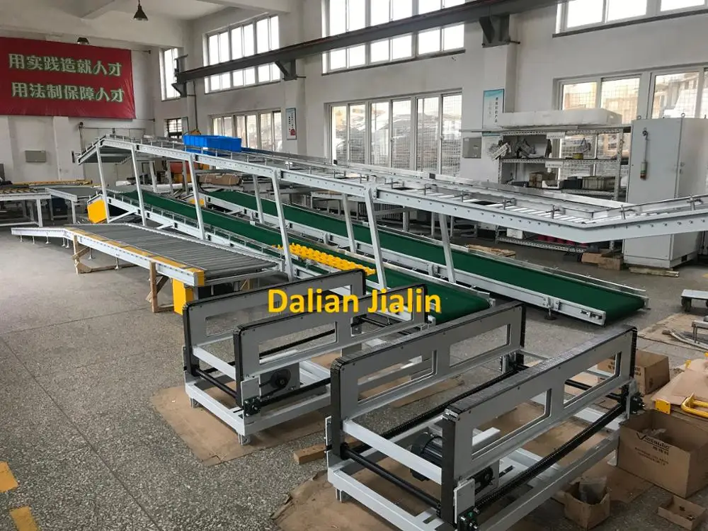 Double layer blet conveyor double-deck roller conveyor